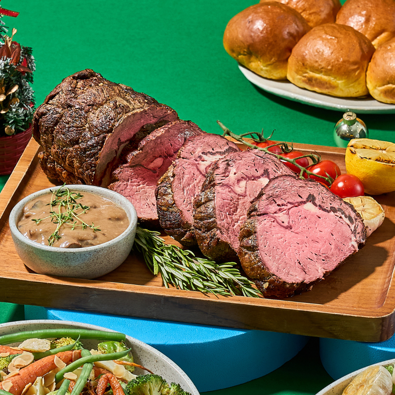 Festive Prime Beef Rib Roast