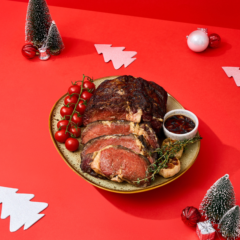 Festive Prime Beef Rib Roast