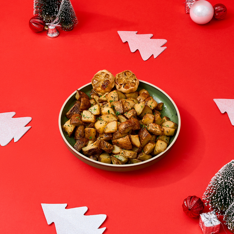 Christmas Rosemary & Garlic Duck Fat Roasted Potatoes