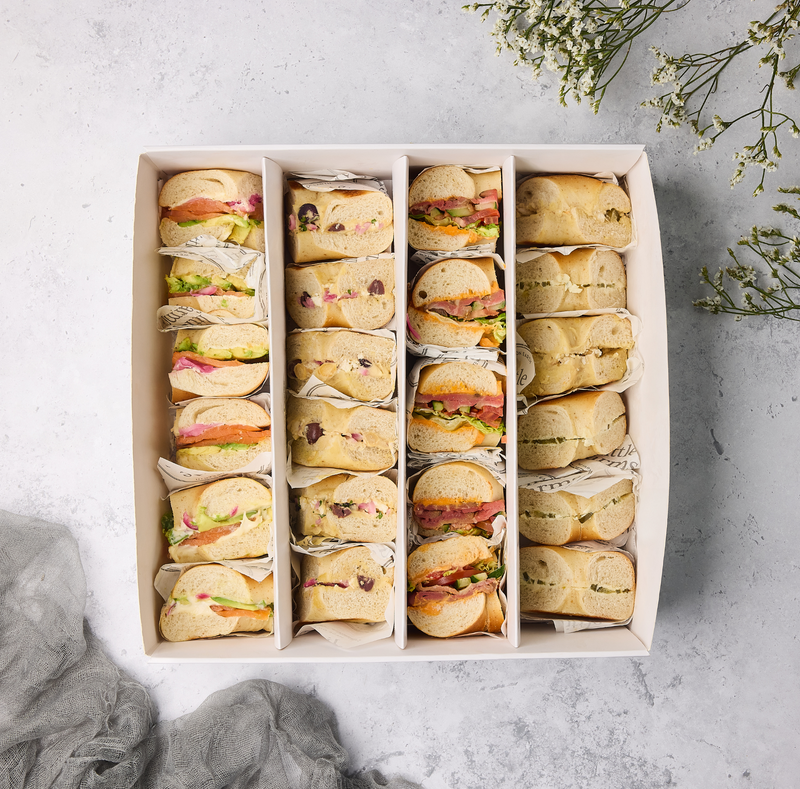 Assorted Bagel Bites Box (24 pcs) – Little Farms